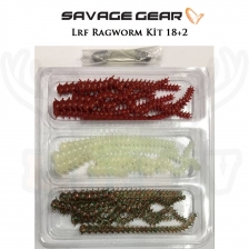 Lrf Ragworm Kit 18+2 Adet (Red-Brown-Glow)