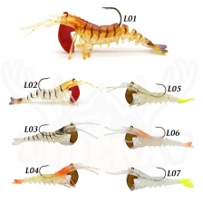 Manic Shrimp Serisi 7cm 12gr Karides Silikon Yem