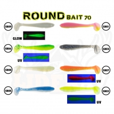 Round Bait 70mm Silikon Balık