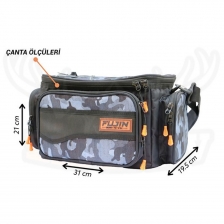 Black Camo Helper Bag - Balıkçı Çantası