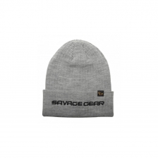 Fold-up Beanie One Size Light Grey Melange