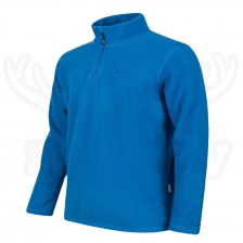Purna Yarım Fermuarlı Erkek Polar Sweatshirt Açık Mavi