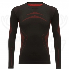 High Performance Termal Erkek Üst İçlik Siyah/Kırmızı