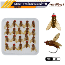 Sinek Suni Yem Kahverengi 20 Adet