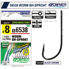 56538 Worm Bh-Sproat Black Chrome İğne