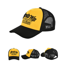 BTW Trucker Şapka Black Yellow