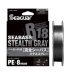 Stealth Gray PE 8 Örgü Spin İp Misina 150mt Gri